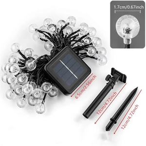 Guirnalda de Luces Solares, 8 Modos, Luces Impermeables para Exteriores, Patio, Árbol, Navidad - Product Image 6