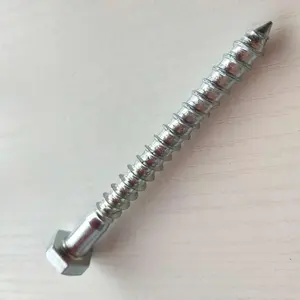 Tornillo de madera DIN571 con cabeza hexagonal, para todos los tamaños