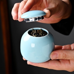 Tarro de Cerámica Vacío al por Mayor para Té, Tarro Sellado para <span class=keywords><strong>Polvo</strong></span> de Matcha - Product Image 3