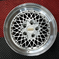 Jantes en alliage forgé sur mesure 2 pièces 15 16 17 18 pouces 5*120 Mesh, jantes de voiture à déport profond, style vintage racing pour E30M3 E24 E28 E34