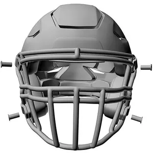 3D印刷SLS/SLA鋳造樹脂PA/PP/PC/ABS鋳造可能フォトポリマー樹脂LCD3D印刷サービスサッカーヘルメット用