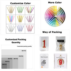 Colore arcobaleno a buon mercato che soffia fuori elegante glitter scintillante personalizzato metallo creativo torta del bambino candele di compleanno a spirale felice per i bambini - Product Image 5