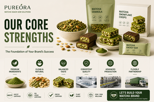 <span class=keywords><strong>Granola</strong></span> Premium Matcha Yuzu avec des noix et des fruits, céréales de petit-déjeuner croustillantes à l'avoine, prêtes à manger - Product Image 6