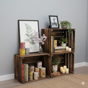Boîtes en <span class=keywords><strong>bois</strong></span> effet flamme très demandées, disponibles en plusieurs variétés, idéales pour la fabrication de meubles ou le rangement - Product Image 2