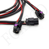 Kabel Ekstensi HSD 4+2 LVDS Kabel Koneksi Otomotif Gambar Terbalik Transmisi Kecepatan Tinggi Kabel HD Kontrol Pusat RGB
