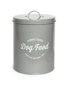 Customized design round pet foods tinplate canister printing packing cat food dog food metal tin cans