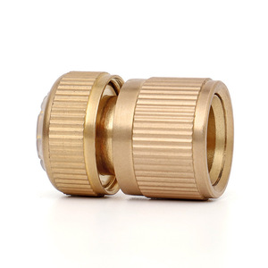 Conector de tubería de agua de cobre, acoplamiento de 12mm para lavado de coches y riego de flores, accesorio duradero de latón para manguera de jardín - Product Image 4