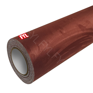 Película de vinilo autoadhesiva para interior de coche de microfibra de alta suavidad, tela de gamuza - Product Image 4