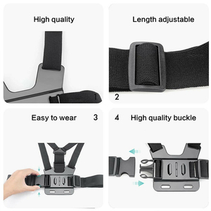 Correa <span class=keywords><strong>de</strong></span> Pecho para <span class=keywords><strong>Cámara</strong></span> <span class=keywords><strong>de</strong></span> Smartphone con Soporte para Teléfono para <span class=keywords><strong>GoPro</strong></span> <span class=keywords><strong>Hero</strong></span> 13 12 11 10 9 <span class=keywords><strong>8</strong></span> 7 6 5 4 3 DJI Osmo 6 5Pro Insta360 - Product Image 3