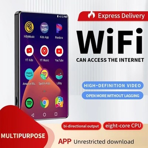 แอนดรอยด์สมาร์ท4นิ้ว2.5/5G MP3 <span class=keywords><strong>WiFi</strong></span> BT เครื่องเล่น MP4/<span class=keywords><strong>MP5</strong></span>หน้าจอสัมผัสเล่นวิดีโอ e-book แอปโทรศัพท์มีลำโพงในตัว - Product Image 2