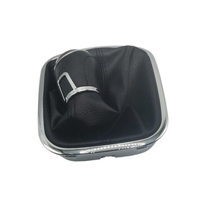 Chen Can Car Gear <b>Knob</b> Leather Black For Volkswagen Bora Manual Transmission <b>Shift</b> Stick - Product Image 2