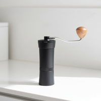 Molinillo de Café Manual de Precisión, Portátil y Ajustable para Viajes, Cafetería
