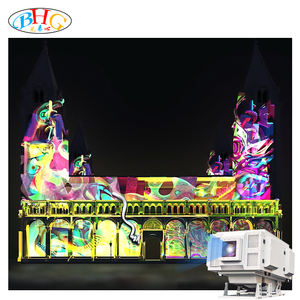 Cartographie de projection immersive de bâtiment de résolution 4K personnalisable pour l'affichage publicitaire de <span class=keywords><strong>gratte</strong></span>-<span class=keywords><strong>ciel</strong></span> - Product Image 1