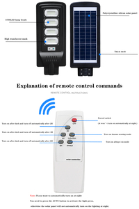 Farola Solar de Alta Eficiencia, Versión para Proyectos, con Módulos Solares y Carcasa de ABS para Iluminación Industrial y Marina - Product Image 6
