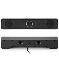 Altavoces de ordenador de escritorio de alto volumen, doble para Bluetooth, Audio para el hogar, iluminación LED RGB, barra larga, teléfono móvil de escritorio pequeño