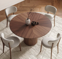Table à manger minimaliste moderne en bois pour la maison, le bureau, les hôtels, les restaurants et les écoles
