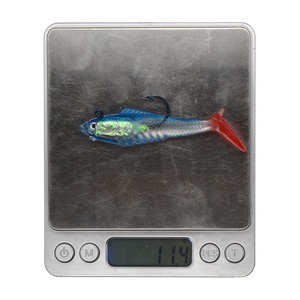 Usine meilleur queue de bain bionique enduit de plomb en plastique méné leurre 8 CM11.5 G/10 CM19.5 g carpe crucienne Kit d'appâts <span class=keywords><strong>souples</strong></span> artificiels - Product Image 5