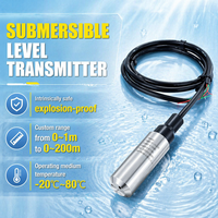 Hochpräziser 0,25% Wassertank-Füllstandsensor Transmitter 4-20mA 24VDC 316L Flüssigkeits-Füllstandsensor 30m für Flüssigkeitstanks