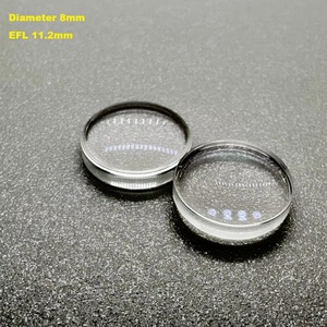 Lentes Asféricas de Vidrio Óptico con Recubrimiento Antirreflectante, Diámetro Personalizable OEM de 8 mm, Distancia Focal de 11,2 mm para Iluminación Láser y LED - Product Image 1