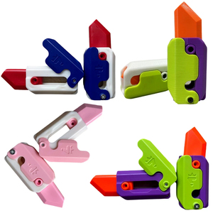 2024 ¡Oferta! Cuchillos de Gravedad 3D de Zanahoria, Juguetes Antiestrés, Tarjeta de Empuje, Cuchillo de Gravedad Impreso en 3D, Cuchillo de Zanahoria, Juguetes para Niños, Regalos - Product Image 1