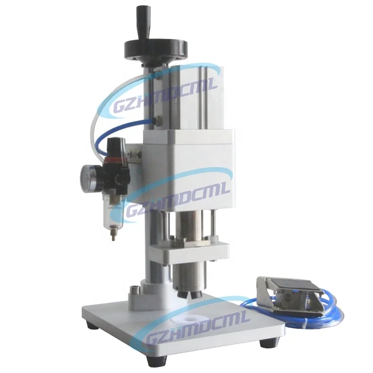 Полуавтоматическая машина для обжима флаконов, машина для герметизации флаконов, алюминиевая крышка Кримпер