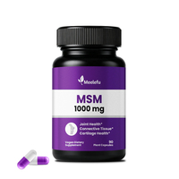 Complément Alimentaire Végétalien en Capsules Végétales de 1000mg de MSM à Marque Blanche pour Articulations, Peau, Cheveux et Ongles - Vente en Gros