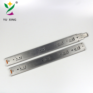 Yuxing 304 Thép Không Gỉ Đường Ray Đóng Mềm <span class=keywords><strong>Undermount</strong></span> Tủ Ngăn Kéo Kính Thiên Văn Kênh Ngăn Kéo Trượt - Product Image 1