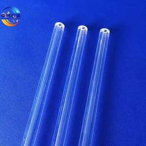 Tubo de Quartzo Transparente de Alta Pureza, Tubulação de Vidro de Quartzo Resistente ao Calor para Laboratório e Indústria - Product Image 4