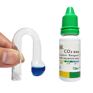 Indicador de CO2 <span class=keywords><strong>para</strong></span> acuario, Monitor de solución, plantas, hierba, sistema de CO2, concentración de pecera, probador de líquido de vidrio, comprobador de gotas de fluido - Product Image 1