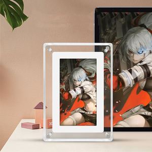 X605 Vente en gros et dropshipping Cadre photo numérique transparent en acrylique de 7 pouces avec affichage vidéo et effet d'objectif infini - Product Image 3