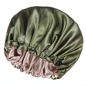 Gorro de Dormir de Satén de Seda para Mujer, Ajustable, Protección para el Cabello, Gorro de Noche para Cabello Rizado Natural - Product Image 2