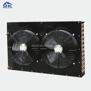 Fournisseur de serpentins de condenseur de réfrigération Mini condenseur de refroidissement par air <span class=keywords><strong>Prix</strong></span> du condenseur refroidi par air industriel - Product Image 1