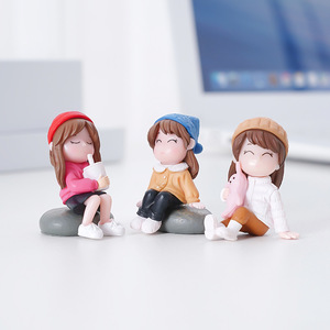 Accessori decorativi fai-da-te della serie KI Yuewu e Cute Best Friend, micro-paesaggi da appendere, per scrivania, auto, console centrale, Sm - Product Image 3