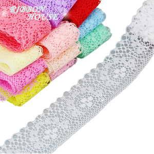 Encaje Francés de 4cm con Puntos, 15 Colores, Ecológico, Tejido de Malla Animal, 100% Poliéster, para Prendas, Ropa Interior, Vestidos de Novia, Manualidades DIY - Product Image 4