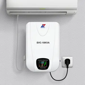 घरेलू उपकरणों के लिए SVC 10Kva 12Kva AC वॉल माउंट स्टेबलाइजर 220V सर्वो स्टेबलाइजर सिंगल फेज़ वोल्टेज स्टेबलाइजर