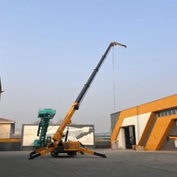 16-Tonnen-Mini-Raupenkran, kompakter Spinnenkran, ferngesteuert, hydraulisch, Diesel/Elektro, hohe Hubhöhe, hohe Effizienz