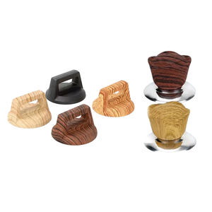 Nồi xử lý thủy tinh nồi nắp xử lý núm chống bỏng Bakelite xử lý hạt gỗ đồ nấu nướng Grip - Product Image 1
