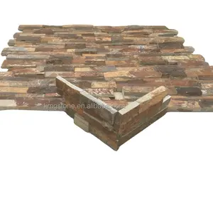 Bán buôn đá tự nhiên tiêu chuẩn tường ốp hiện đại Slate gờ đá cho ngoài trời cài đặt của Trung Quốc nuôi cấy đá bên ngoài sử dụng