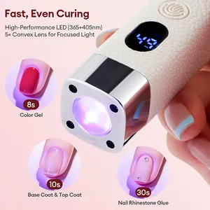 Lampe à ongles portable magnétique œil de chat avec capteur automatique, séchoir à ongles, support de polymérisation pour gel, lampe UV LED, stylo de séchage rapide pour gel - Product Image 4