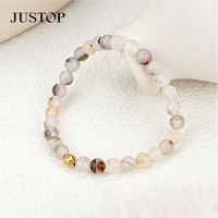 Offre Spéciale Bracelet extensible perlé fait à la main en cristal turquoise à la mode-Cadeau d'anniversaire unisexe