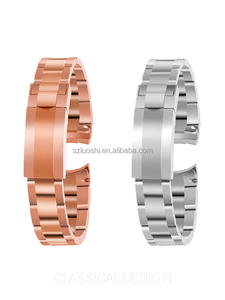 Luxe 316L roestvrijstalen horlogeband ketting 3 schakels 20mm/21mm RX horlogeband armbanden voor herenhorloge - Product Image 3
