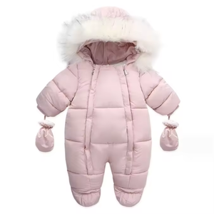 Mono y overol de invierno cálido y suave de alta calidad para bebé, ropa de abrigo de invierno, traje de nieve, ropa de invierno para bebé, conjuntos de ropa para niños - Product Image 2