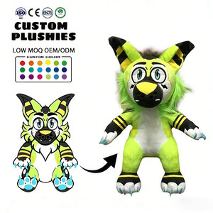 Faites votre propre photo Mascotte en peluche personnalisée <span class=keywords><strong>Loup</strong></span>-<span class=keywords><strong>garou</strong></span> lesté Animaux en peluche Jouets en peluche apaisants - Product Image 1