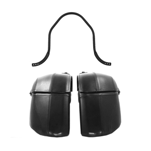 Bolsa Universal de cuero para SILLÍN de motocicleta, bolso lateral para Harley Suzuki <span class=keywords><strong>Kawasaki</strong></span> Yamaha <span class=keywords><strong>Victory</strong></span> - Product Image 6