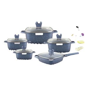 Geling Nouveau Design Vente en Gros Lot de 25 Pièces d'Ustensiles de Cuisine Antiadhésifs Roses, Ensemble Unique de Pots de Cuisson en Aluminium Robuste pour le <span class=keywords><strong>Camping</strong></span> et la Cuisine - Product Image 3