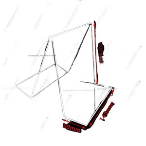 Exhibidores de <span class=keywords><strong>Ropa</strong></span> Transparentes de Acrílico Ligero, Soporte para Colgar Camisetas y Sombrillas, Accesorios para Exhibición de Camisetas - Product Image 5