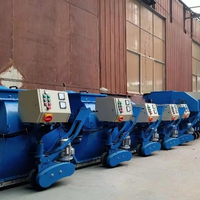 Broyeur de sol automatique pour béton et acier, machine de sablage robuste de 29 kW pour la préparation des surfaces industrielles