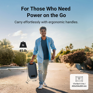 Dabbsson DBS1400Pro Portable Power Station Lifepo4 Solar <strong>Generator</strong> 1382Wh 2400W Expandable to 4600W <strong>for</strong> <strong>Home</strong> Off-Grid <strong>Backup</strong> - Product Image 3