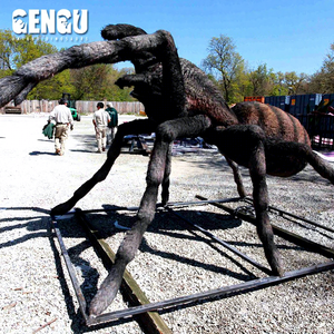 نموذج عنكبوت عملاق ثلاثي الأبعاد من الفولاذ من جينجو دايناصورز، نموذج عنكبوت عملاق عالي المحاكاة للاستخدام الداخلي/الخارجي - Product Image 1