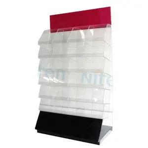 Promotional pop floor acrylic odourless pick and mix candy display rack